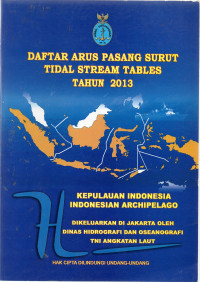 Daftar Arus Pasang Surut Tidal Stream Tables Tahun 2013