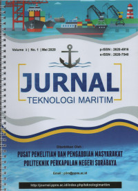 Jurnal Teknologi Maritim Volume 3 No 1 Mei 2021