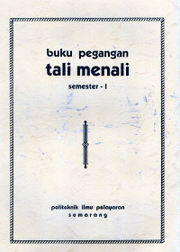 Buku Pegangan Tali Menali Semester I