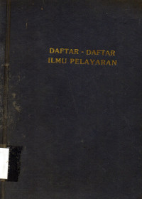 DAFTAR-DAFTAR ILMU PELAYARAN