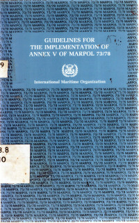 GUIDENLINES FOR THE IMPLEMENTATION OF ANNEX V OF MARPOL 73/78