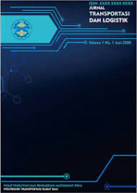 Image of Jurnal Transportasi dan Logistik Volume 2, Nomor 2, Desember 2021
