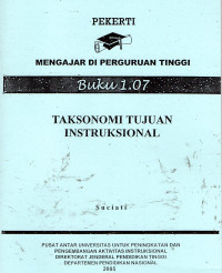 Taksonomi Tujuan Instruksional